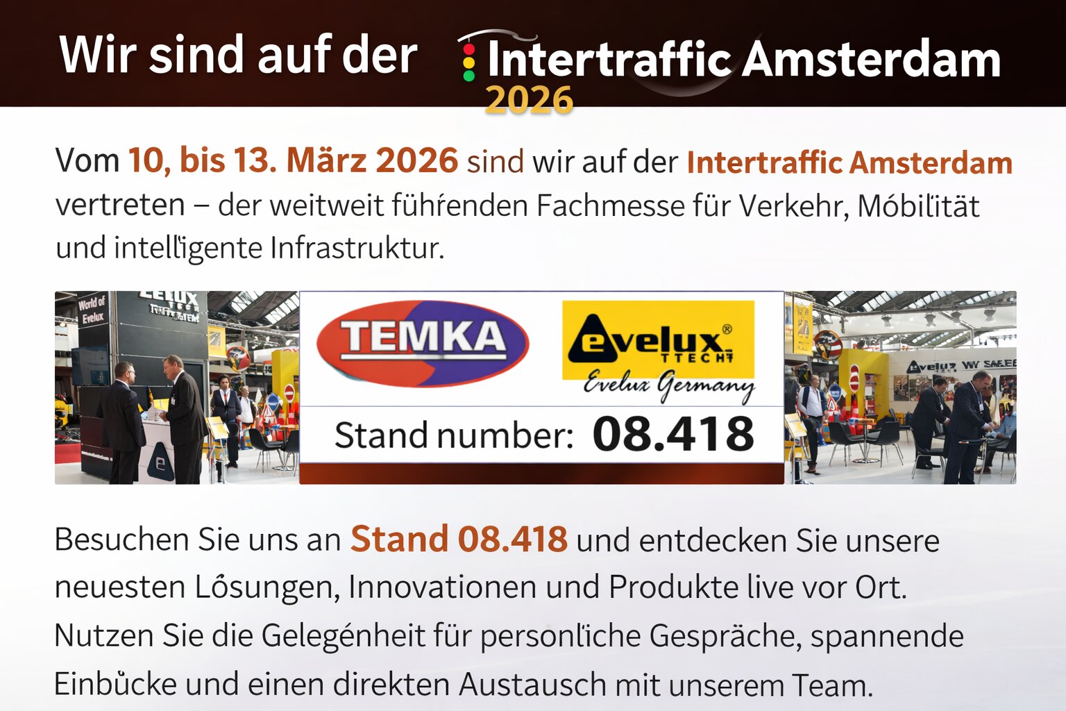 Treffen Sie Temka auf der Intertraffic Amsterdam 2026