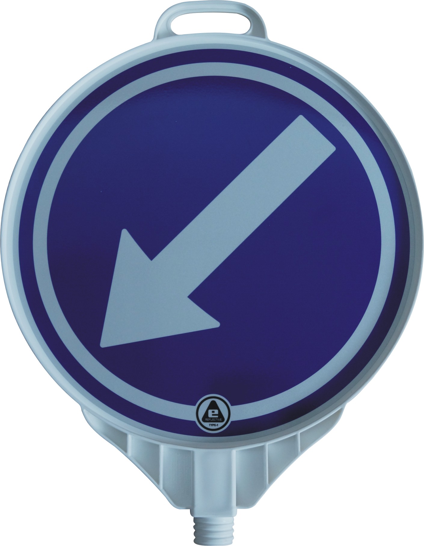 Schild-Vorbeifahrt-links