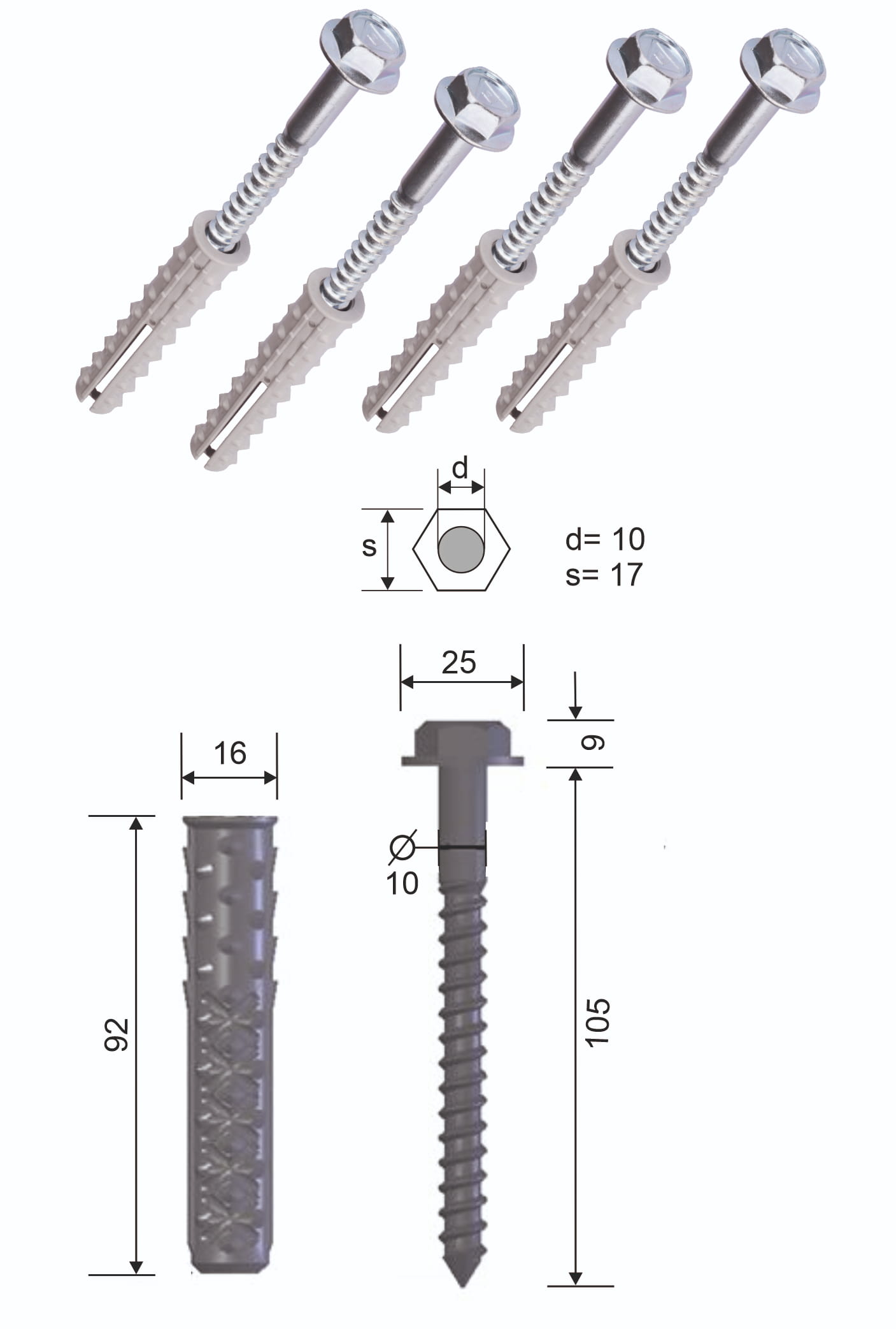 Befestigungsset 13459-S4