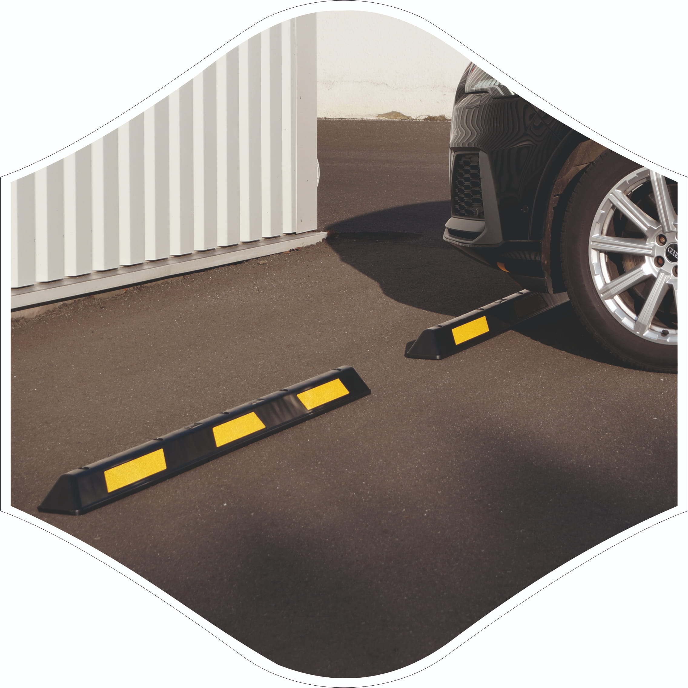 Parkschwellen - Rammschutz