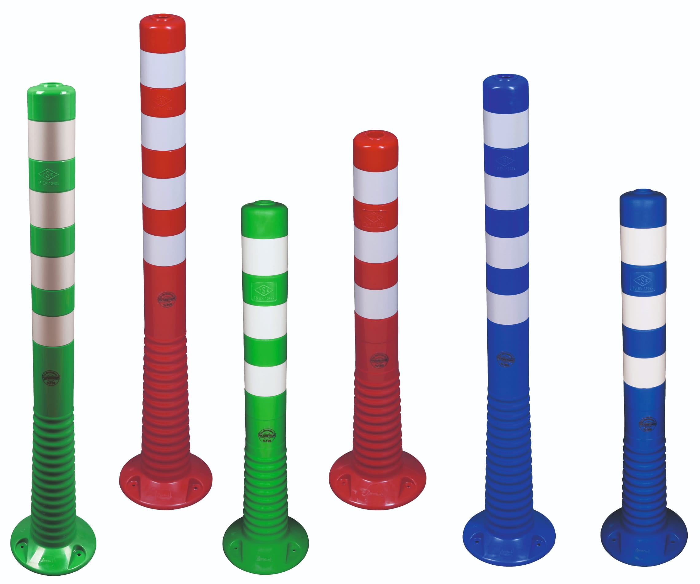 Flexipfosten® Rot, Grün, Blau