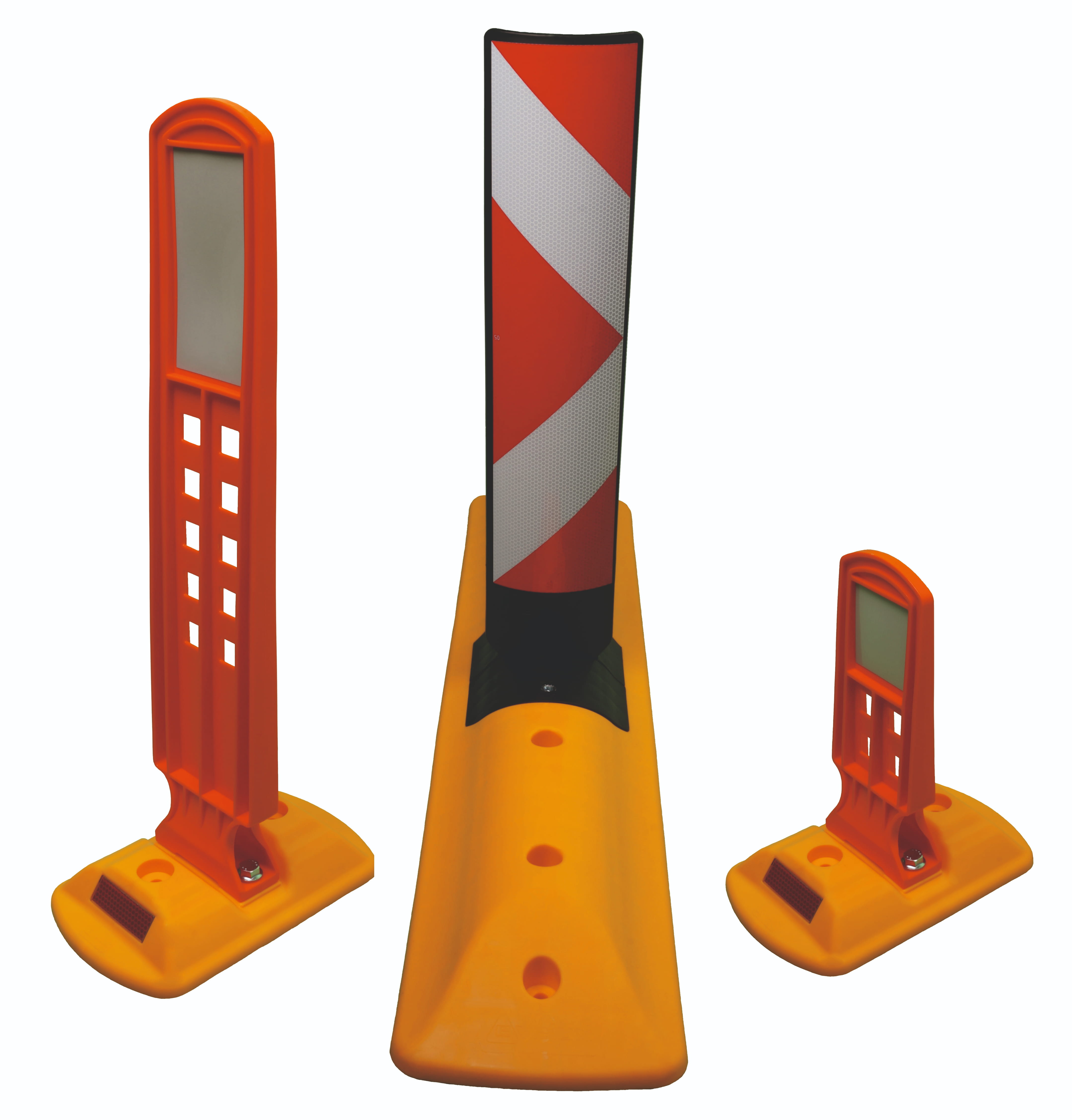 Leitschwellen mit Sichtzeichen