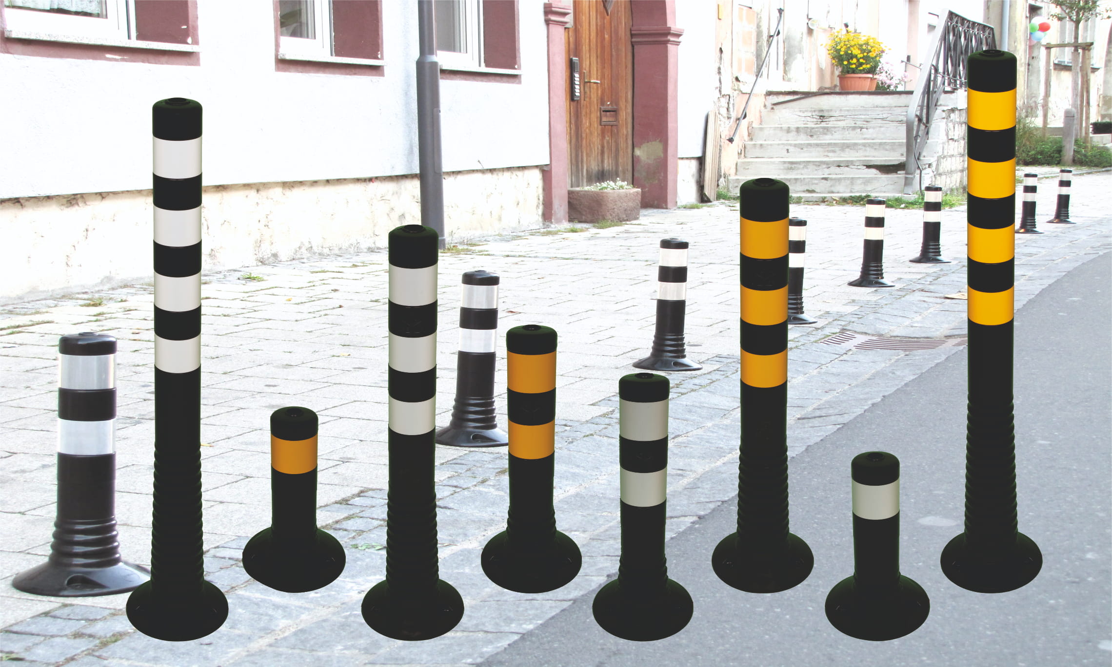 Flexipfosten® Schwarz